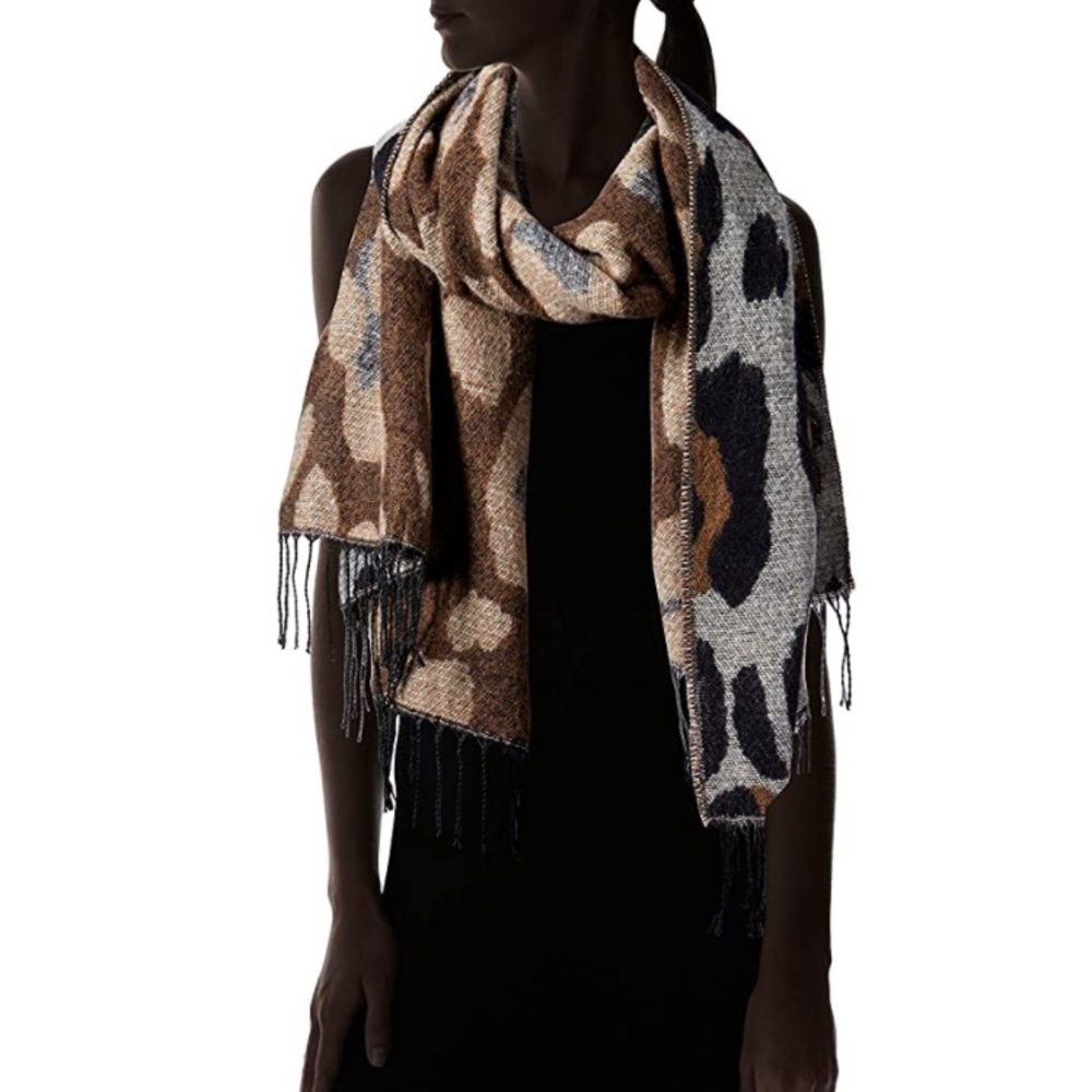 NEW! Set Of 2 Oversized Scarves